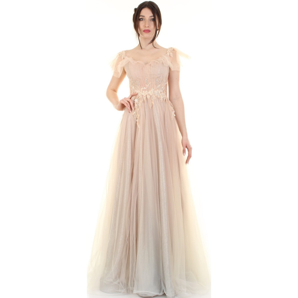 Textiel Dames Lange jurken Impero Couture MH95353 Goud