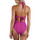 Textiel Dames Badpak Admas 1-delig zwempak met voorgevormde rug Love Huid Roze