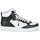Schoenen Heren Hoge sneakers Polo Ralph Lauren POLO CRT HGH-SNEAKERS-LOW TOP LACE Zwart / Wit