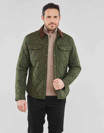 Textiel Heren Wind jackets Polo Ralph Lauren O224SC19-BRENTFORD JK-INSULATED-SHIRT JACKET Kaki