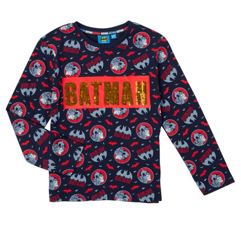 Textiel Jongens T-shirts met lange mouwen TEAM HEROES  T-SHIRT BATMAN Multicolour