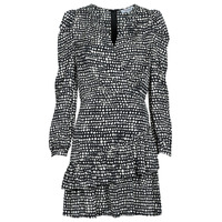 Textiel Dames Korte jurken Morgan RDOTA Zwart / Wit