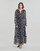 Textiel Dames Lange jurken Vila VIKELLY V-NECK L/S ANCLE Multicolour