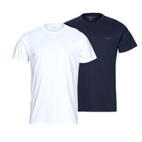 Textiel Heren T-shirts korte mouwen Guess STILLMAN CN SS X2 Marine / Wit