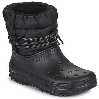 Schoenen Dames Snowboots Crocs CLASSIC NEO PUFF LUXE BOOT W Zwart