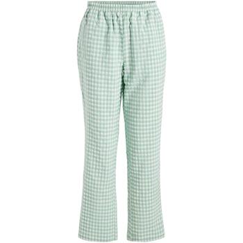 Textiel Dames Broeken / Pantalons Vila  Groen