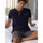 Textiel Heren Pyjama's / nachthemden Admas Pyjamashort t-shirt Cachemire Blauw