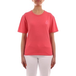 Textiel Dames T-shirts korte mouwen Roy Rogers P22RND753C7480111 Rood