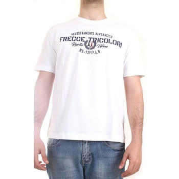 Textiel Heren T-shirts korte mouwen Aeronautica Militare 221TS1952J537 Wit