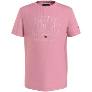 Textiel Jongens T-shirts & Polo’s Tommy Hilfiger  Roze