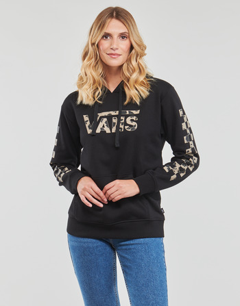 Textiel Dames Sweaters / Sweatshirts Vans DOTTY FILL BFF LS HOODIE Zwart