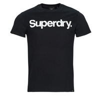 Textiel Heren T-shirts korte mouwen Superdry CL TEE Zwart