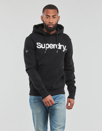 Textiel Heren Sweaters / Sweatshirts Superdry CL HOOD Zwart
