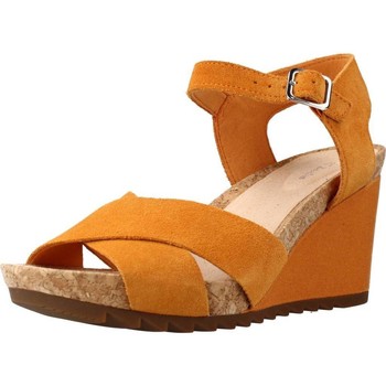 Schoenen Dames Sandalen / Open schoenen Clarks FLEX SUN Oranje