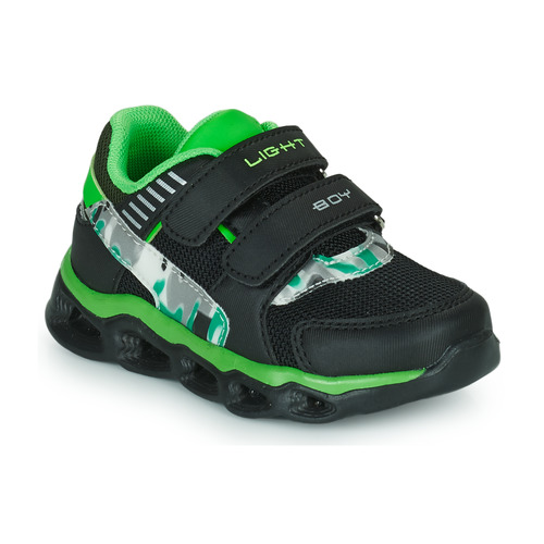 Schoenen Jongens Lage sneakers Chicco CAVIT Zwart / Groen