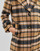 Textiel Dames Mantel jassen Only ONLTESSA SOFIA CHECK WOOL COAT Zwart / Bruin
