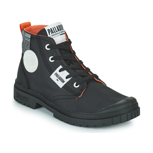 Schoenen Hoge sneakers Palladium SP20 OVERLAB Zwart / Oranje