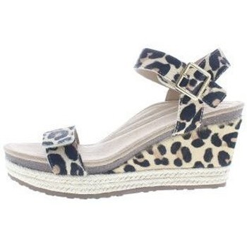 Schoenen Dames Sandalen / Open schoenen Aetrex Sydney Leopard Bruinmulti