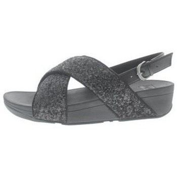 Schoenen Dames Sandalen / Open schoenen FitFlop Lulu Glitter Back-Strap Zwart
