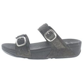 Schoenen Dames slippers FitFlop Lulu Adjustable Slide Zwart