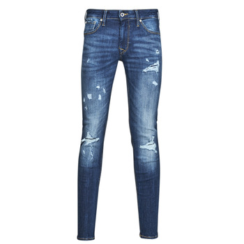Textiel Heren Skinny jeans Jack & Jones JJILIAM JJSEAL GE 184 50SPS Blauw