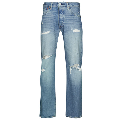 Textiel Heren Straight jeans Levi's 501® LEVI'S ORIGINAL Light / Indigo / Verwoesting