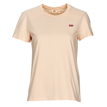 Textiel Dames T-shirts korte mouwen Levi's PERFECT TEE Perzik / Puree