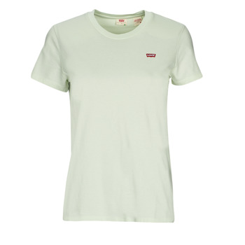 Textiel Dames T-shirts korte mouwen Levi's PERFECT TEE Meadow / Mist