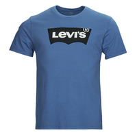 Textiel Heren T-shirts korte mouwen Levi's GRAPHIC CREWNECK TEE Zonsondergang / Blauw
