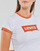 Textiel Dames T-shirts korte mouwen Levi's GRAPHIC RINGER MINI TEE Oranje / Bright / Wit