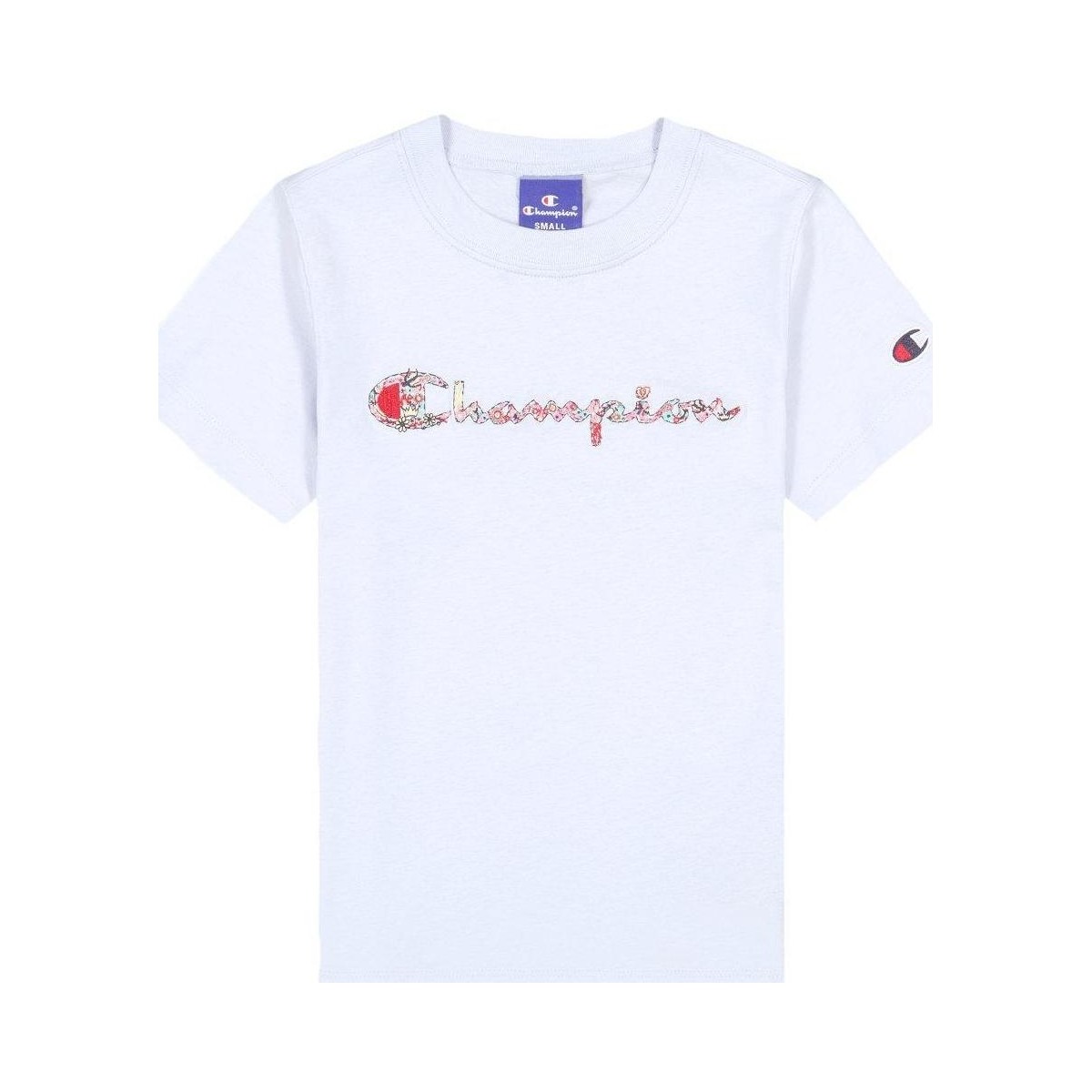Textiel Meisjes T-shirts korte mouwen Champion  Blauw