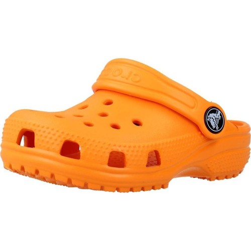 Schoenen Meisjes Teenslippers Crocs CLASSIC CLOG T Oranje