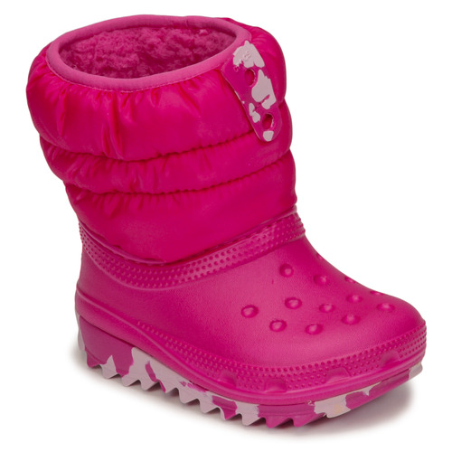 Schoenen Meisjes Snowboots Crocs Classic Neo Puff Boot T Roze