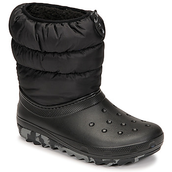 Schoenen Kinderen Snowboots Crocs Classic Neo Puff Boot K Zwart
