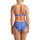 Textiel Dames Bikinibroekjes- en tops Lisca Zwembroekje met hoge taille en ruches aan de zijkanten Java Blauw