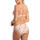Textiel Dames Bikinibroekjes- en tops Lisca Zwembroekje met hoge taille en ruches aan de zijkanten Java Wit