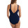 Textiel Dames Badpak Lisca Shapewear zwempak uit één stuk zonder beugel Saint Tropez Blauw