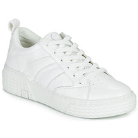Schoenen Dames Hoge sneakers Palladium EGO 03 LEA~WHITE/WHITE~M Wit
