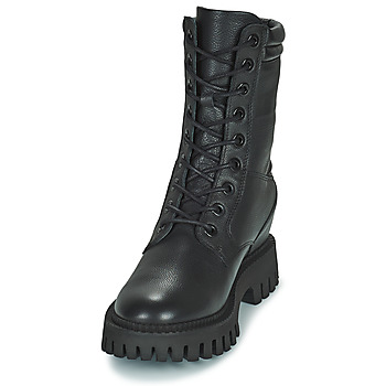 Freelance LUCY COMBAT LACE UP BOOT Zwart