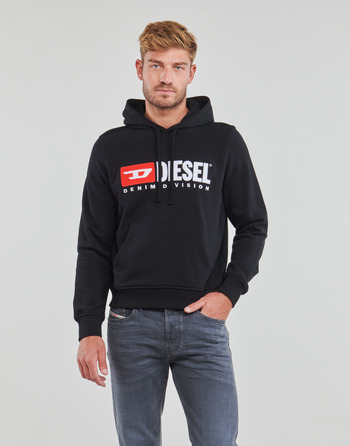 Textiel Heren Sweaters / Sweatshirts Diesel S-GINN-HOOD-DIV Zwart