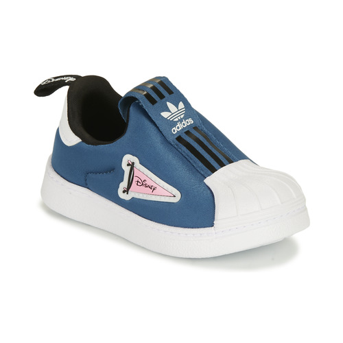 Schoenen Kinderen Lage sneakers adidas Originals SUPERSTAR 360 X I Blauw / Grijs