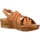 Schoenen Dames Sandalen / Open schoenen Bueno Shoes WU0103 Bruin