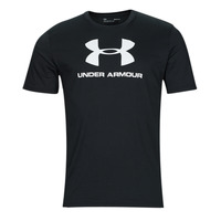 Textiel Heren T-shirts korte mouwen Under Armour UA Sportstyle Logo SS Zwart / Wit