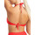 Textiel Dames Bikinibroekjes- en tops Lisca Bandeau zwempak topje zonder beugel Kenya Rood
