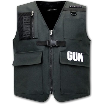 Textiel Heren Jasjes / Blazers Tony Backer Gun Hunter Vest Zwart