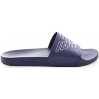 Schoenen Heren Leren slippers Emporio Armani XVPS01 XN129 Blauw