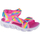Schoenen Meisjes Outdoorsandalen Skechers Hypno Splash-Rainbow Lights Multicolour
