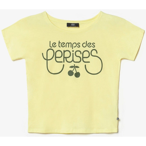 Textiel Meisjes T-shirts & Polo’s Le Temps des Cerises T-shirt MUSGI Groen