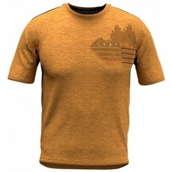 Textiel T-shirts korte mouwen Leatt Maillot  MTB Trail 1.0 Geel