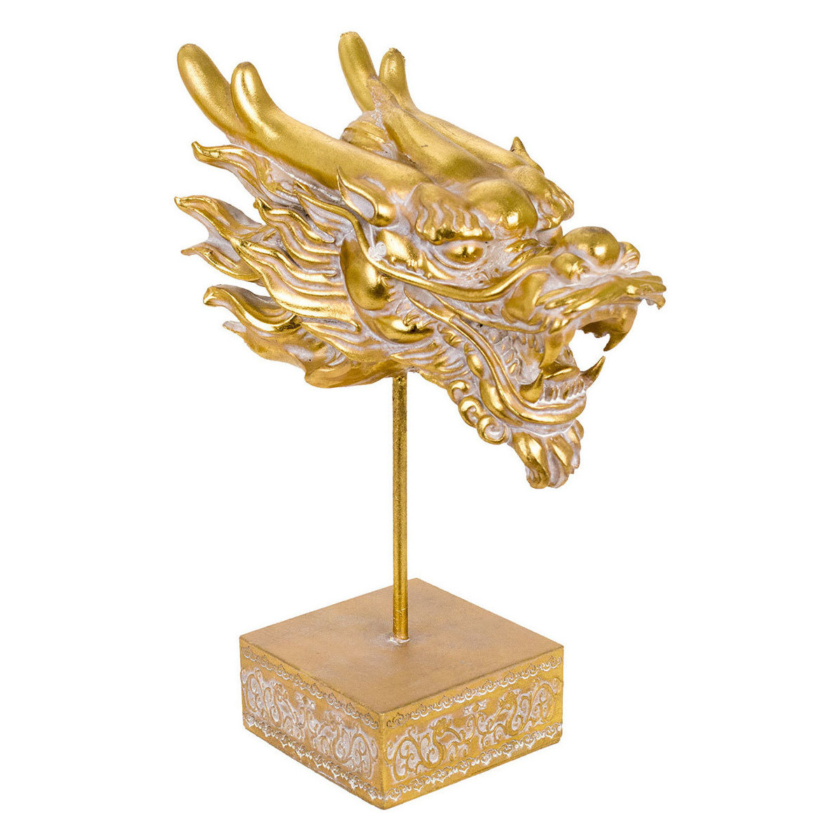 Wonen Beeldjes  Signes Grimalt Dragon Ornament Met Basis Goud